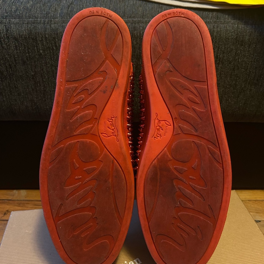 Louis Vuitton Poppy Metal Sneakers - Picture 6 of 9